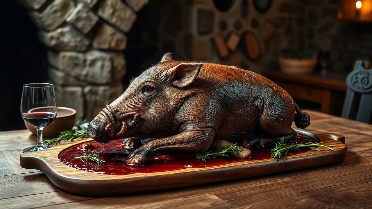 Cinghialone trafugato